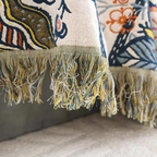 Lightweight Reversible Jacquard Floral Throw Blanket