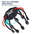 Scalp Massager Rechargeable Silicone Massage Heads