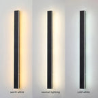 Vertical Wall Light with LED for Architectural Design