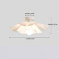 Floral Semi Flush Mount Ceiling Light - Modern Petal Design