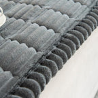 Non-Slip Plush Pleated-Edge Sofa Slipcover