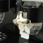 Cereal Dispenser Dual Canister Portion-Control Acrylic