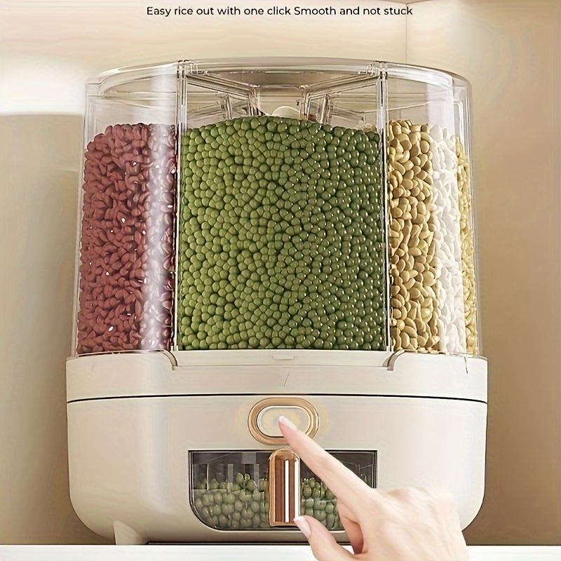 360° Design Large Airtight Food Storage Container for Grains and Cereals