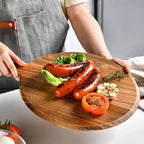 Cutting & Serving Board Acacia Wood Round Handle