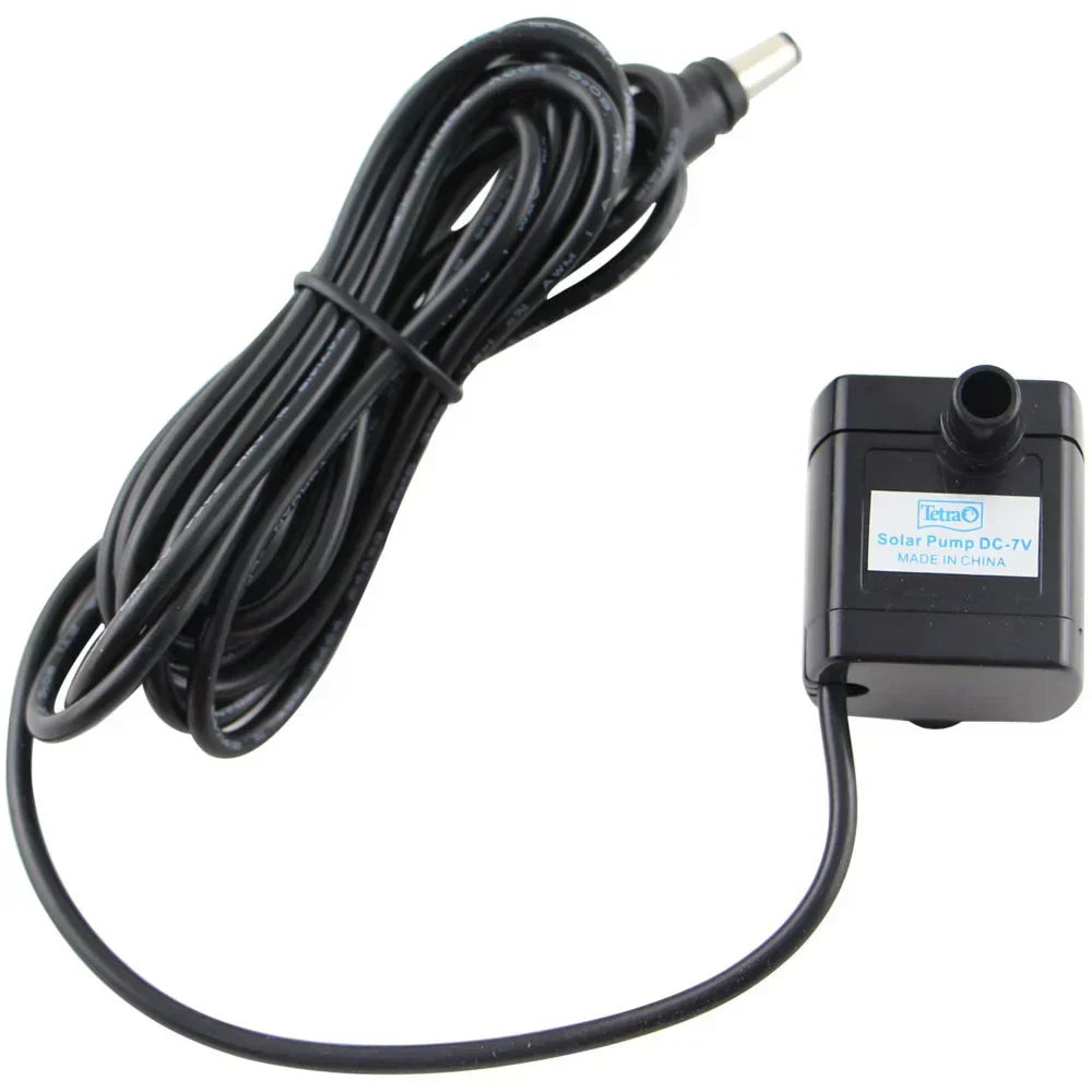 Solar Fountain Pump 4 Interchangeable Nozzles Compact & Silent