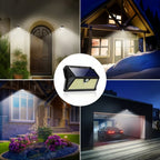 Solar Motion Sensor LED Outdoor Wall Light