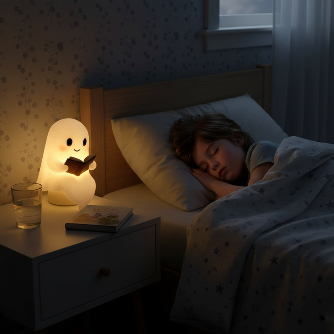 Cordless Ghost-Shaped LED Night Light