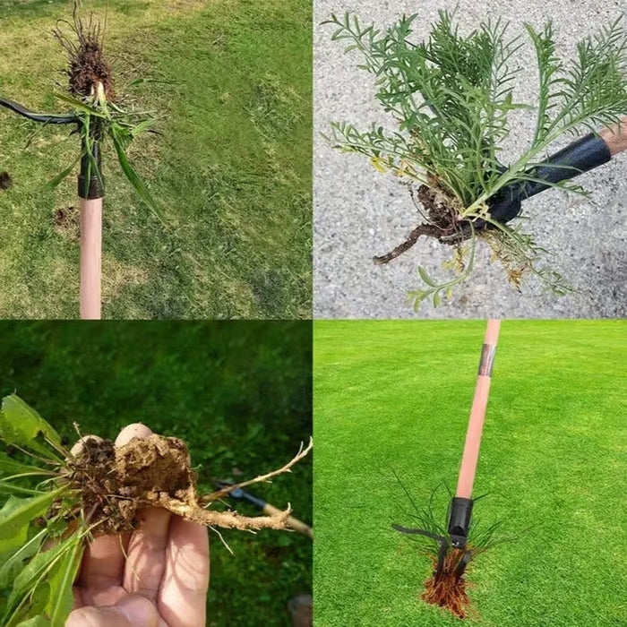 Weed Puller Ergonomic Root-Grip Stainless Steel