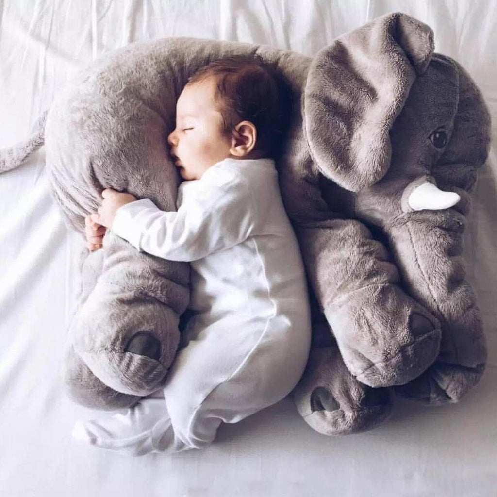 Cuddly Plush Elephant Pillow Toy – Soft Comfort for Babies