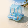 Infant Swim Float featuring Sunshade and Ocean Theme