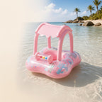 Infant Swim Float featuring Sunshade and Ocean Theme