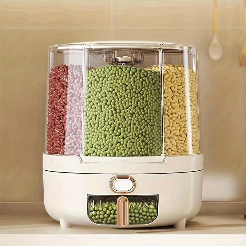360° Design Large Airtight Food Storage Container for Grains and Cereals
