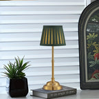 Touch Dimmable LED Table Lamp - Cordless and Rechargeable in Brass