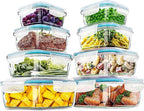 Lunchbox Borosilicate Glass Air-Tight Leak-Proof Oven & Microwave Safe