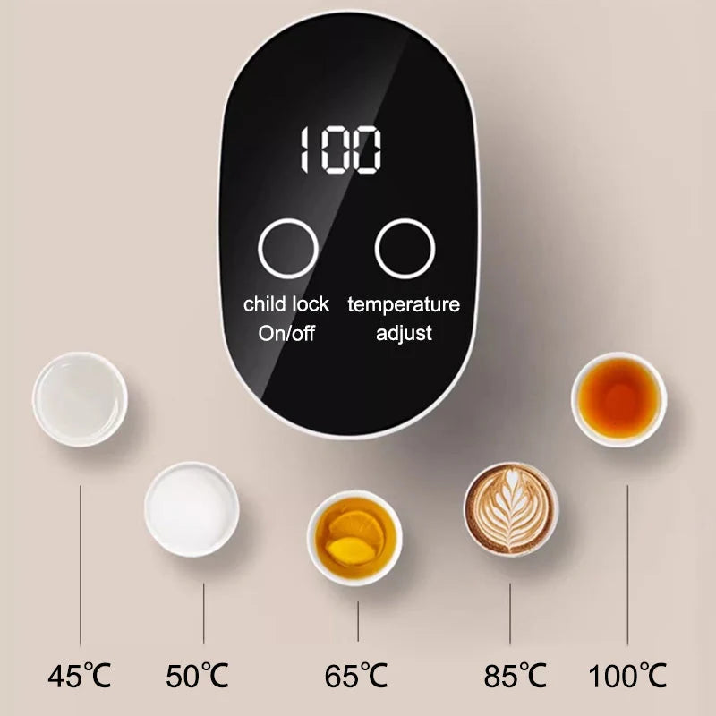 Water Dispenser Portable 3-Second Heating & Adjustable Temperature