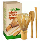 Matcha Tea Set 100% Bamboo Whisk Spoon Bowl