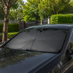 Reflective Titanium-Alloy Rollable Windshield Sunshade (Ø55.1 in)