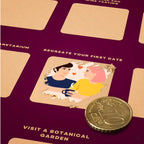 Scratch-Off Date Calendar 100 Date Ideas Glossy Paper