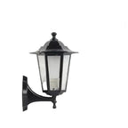 Motion Sensor Outdoor Wall Light with Black Metal Design