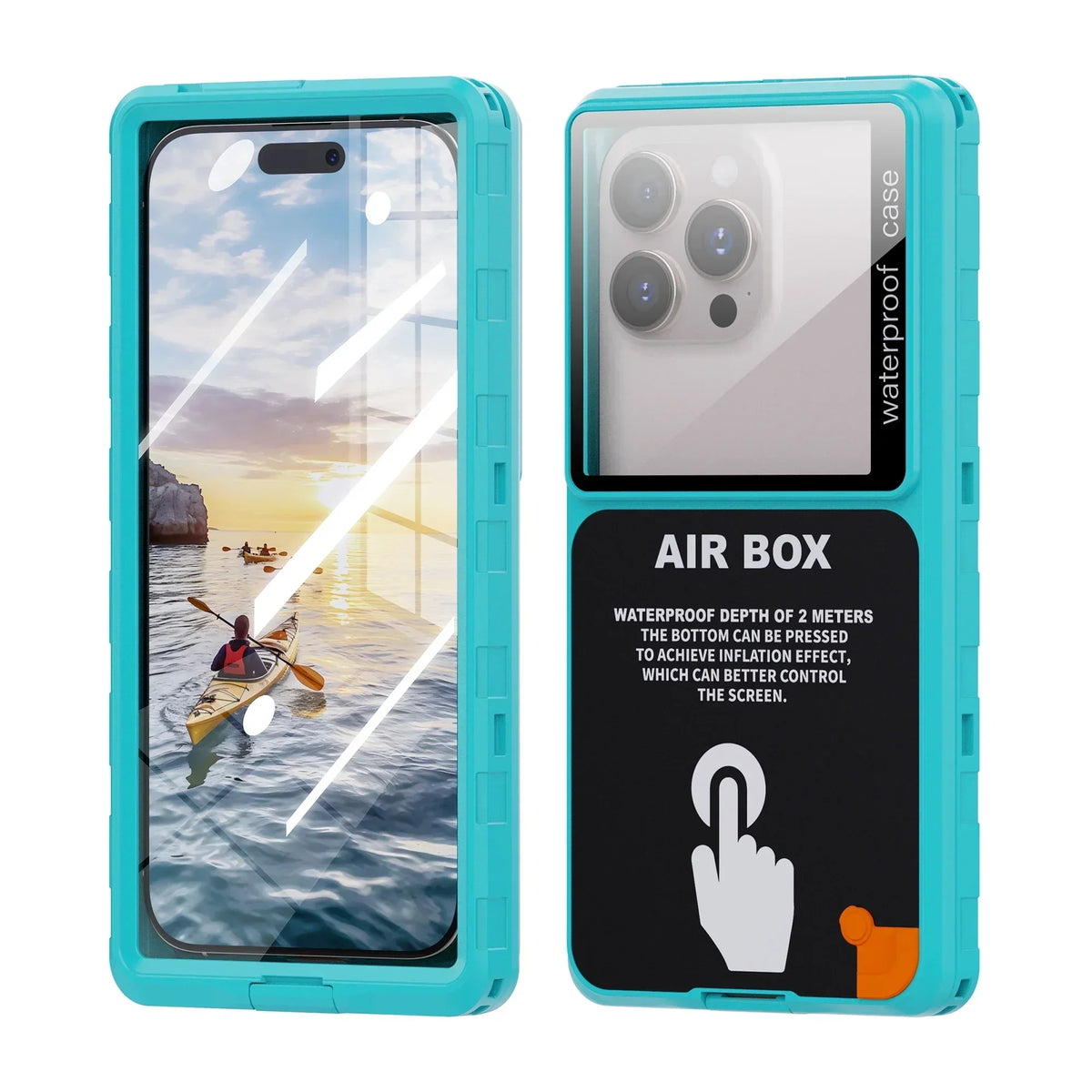 Waterproof Phone Case Set of 2 IP68 Universal Fit