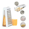 Kitchen Grater Double-Sided Stainless Steel With Collection Tray