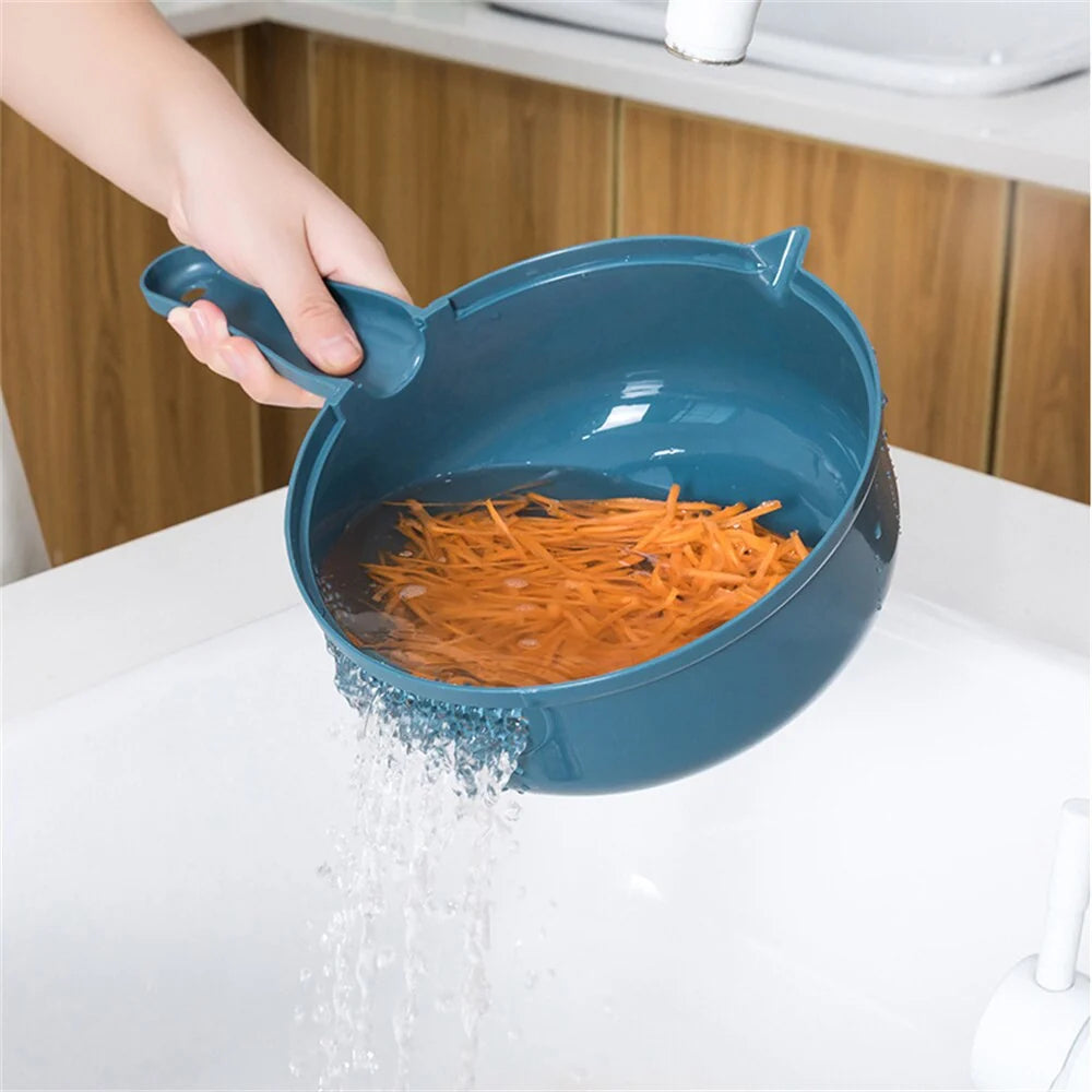 Slicer Set 12-In-1 Stainless Steel & Hidden Storage