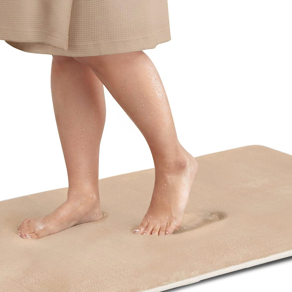 Soft Memory Foam Bath Mat for Comfortable Step