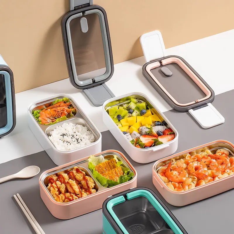 Bento Lunch Container - Stylish, Leakproof Meal Storage Solution