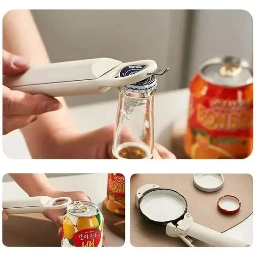 Jar & Bottle Opener Retractable Ergonomic Grip