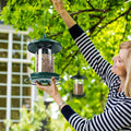 360-Degree Perch Metal Bird Feeder for Simple Refilling and Cleaning