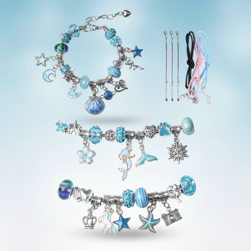 DIY Jewelry Kit for Kids - Bracelet Making Set for Mother's Day Gift