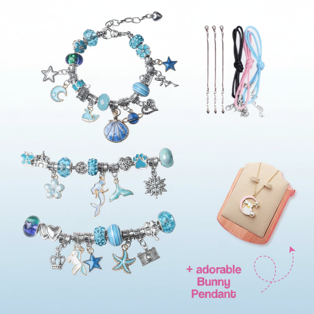 DIY Jewelry Kit for Kids - Bracelet Making Set for Mother's Day Gift