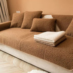 Teddy Sherpa Couch Protector – Soft and Cozy Cover