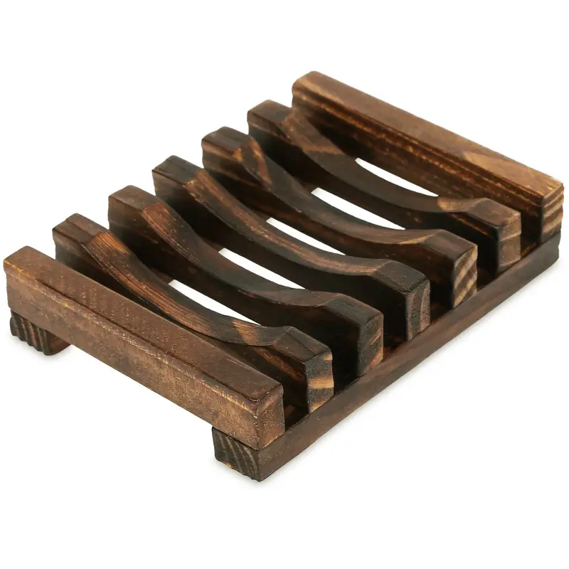Elegant Natural Wood Soap Holder