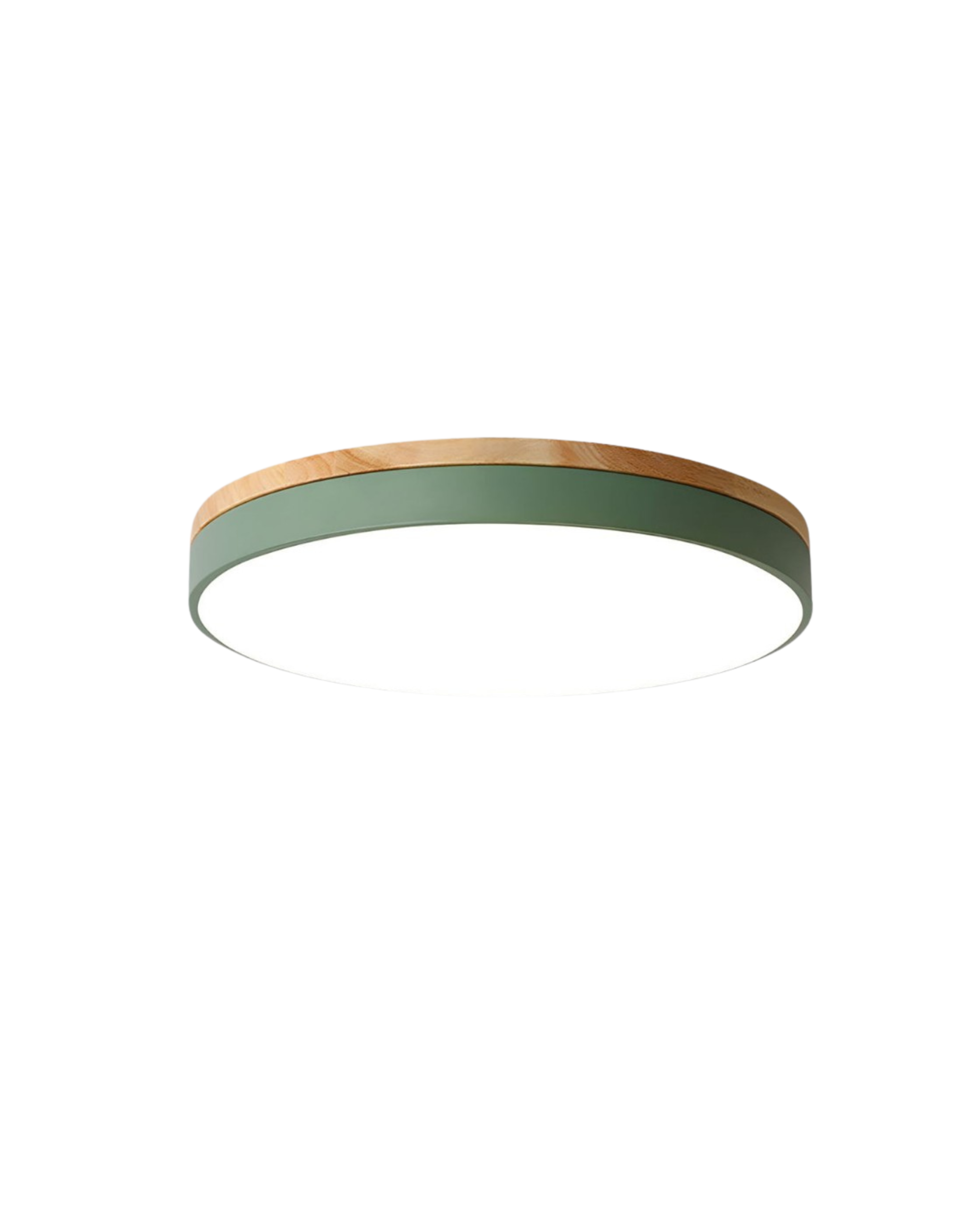 Even-Light Wood-Detail Ceiling Light (Multiple Sizes)