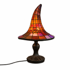 Colorful Mosaic Hat-Shaped Table Lamp