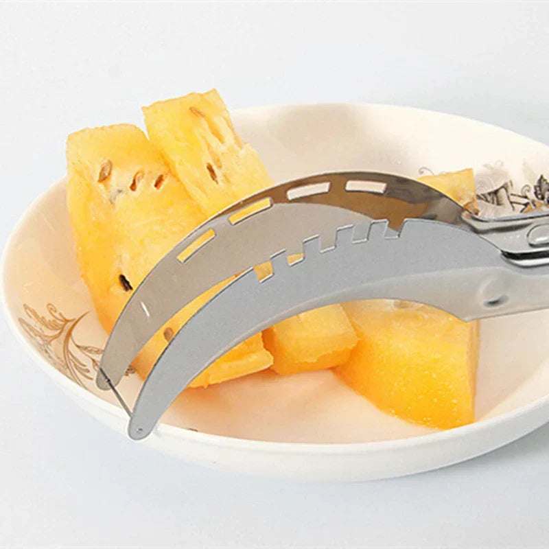 Fruit Slicer One-Motion Stainless Steel & Dishwasher-Safe