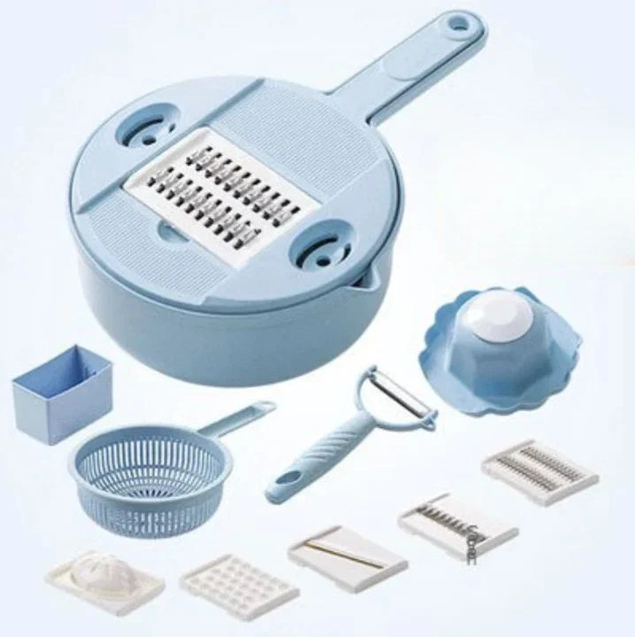 Vegetable Slicer 12-in-1 Stainless Steel Blades