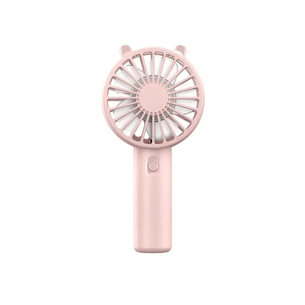 Mini Hand Fan USB Rechargeable 3 Speeds Quiet Operation
