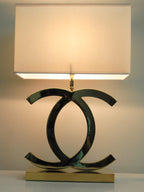 Stainless Steel Minimalist Directional Table Lamp (36.5 cm x 62 cm)