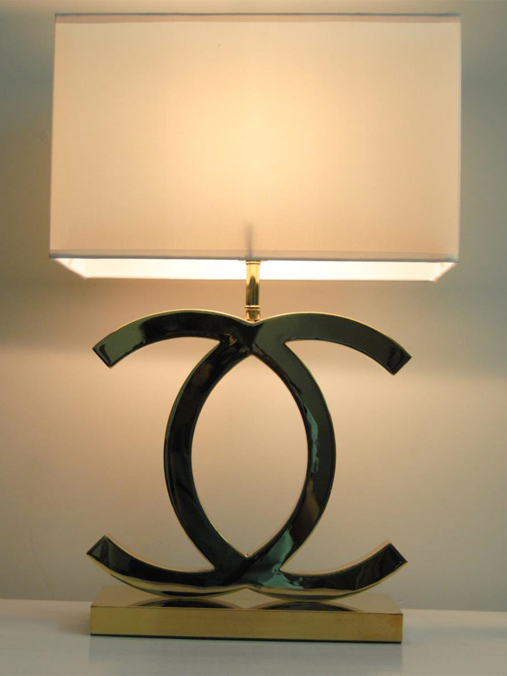 Stainless Steel Minimalist Directional Table Lamp (36.5 cm x 62 cm)