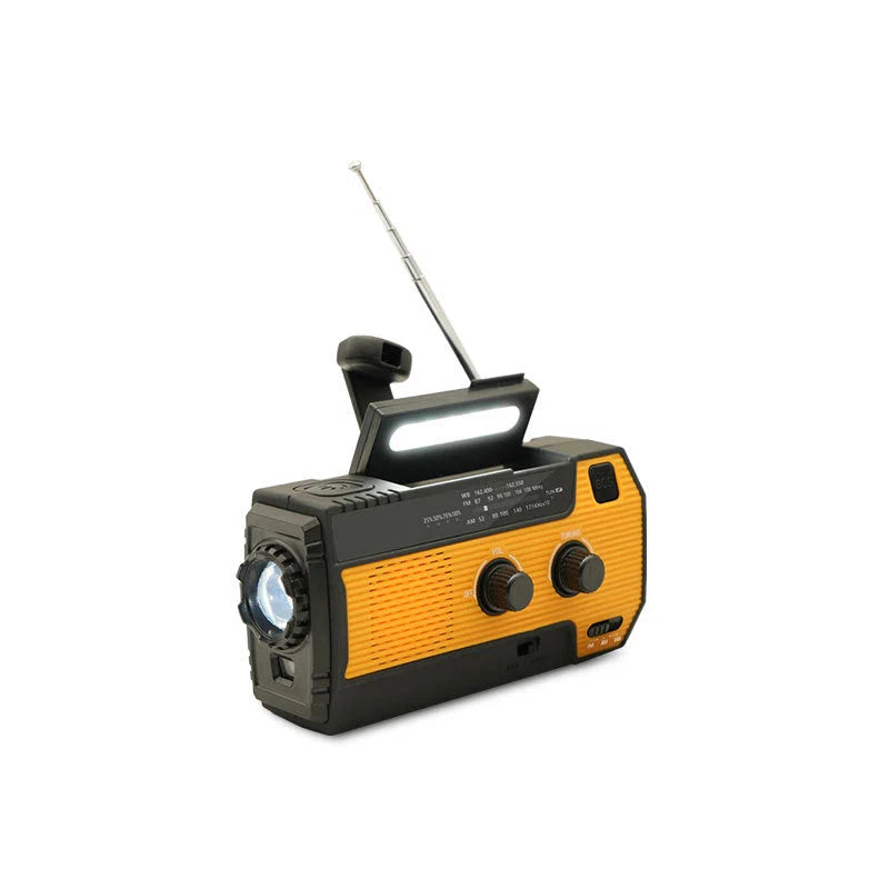 Emergency Radio Solar Hand-Crank 4000mAh Powerbank