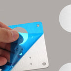 Cabinet Hinge Mounting Plate Stainless Steel Brushed Finish