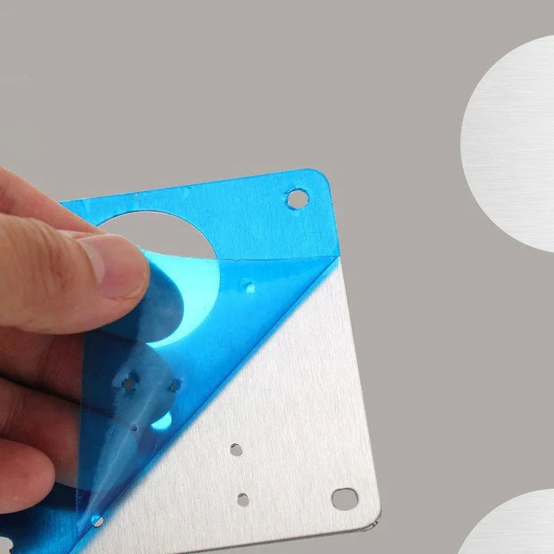 Cabinet Hinge Mounting Plate Stainless Steel Brushed Finish