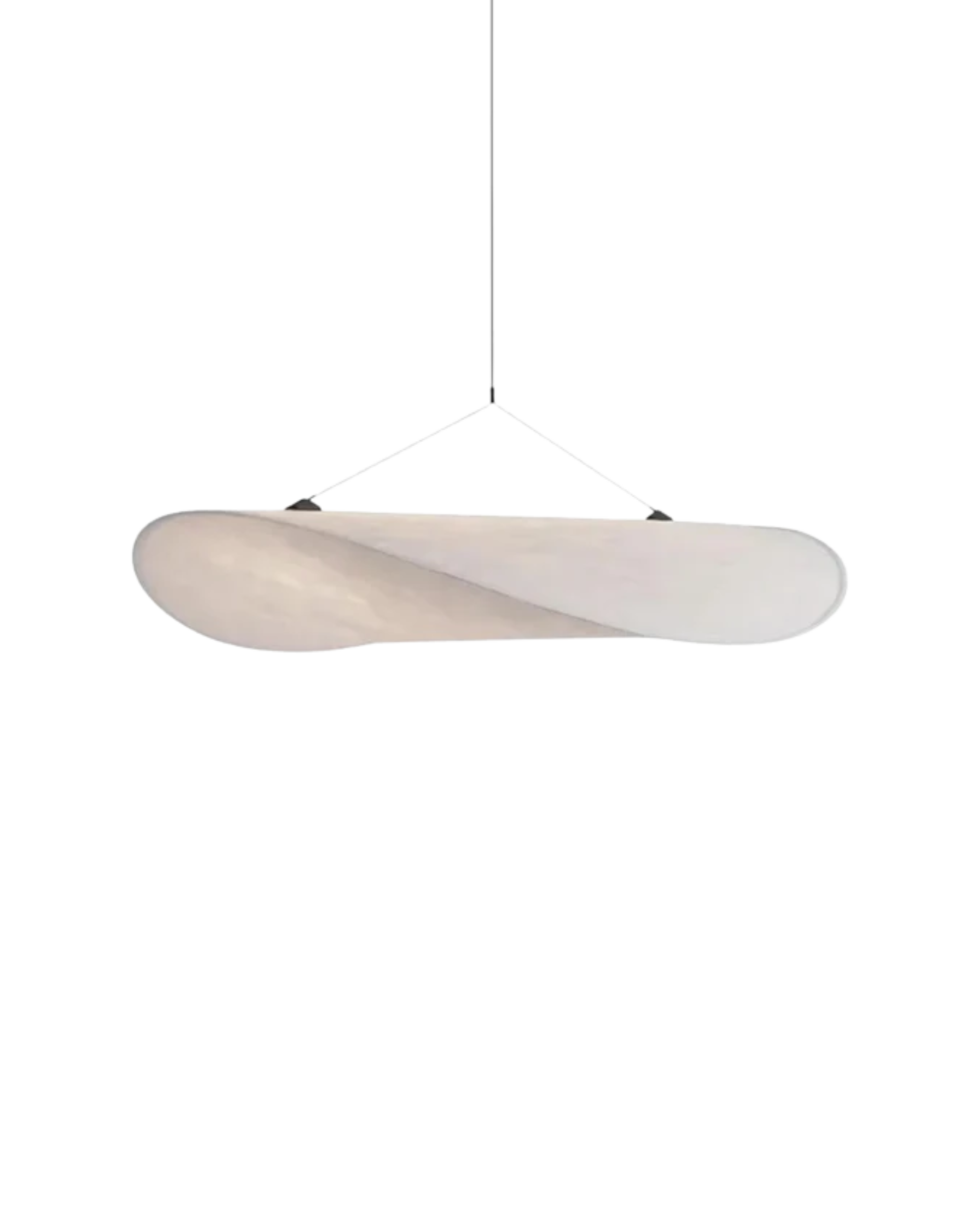 Ribbon-Shaped Warm White Pendant Light (Multiple Sizes)