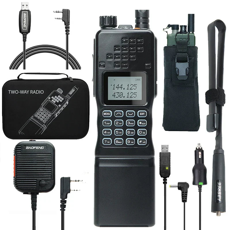 Walkie Talkie Dual-Band 15W 12,000mAh