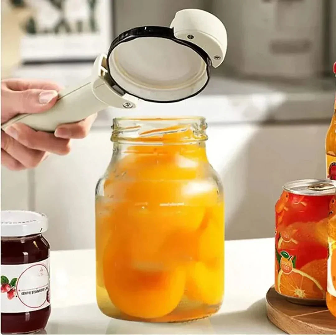 Jar & Bottle Opener Retractable Ergonomic Grip