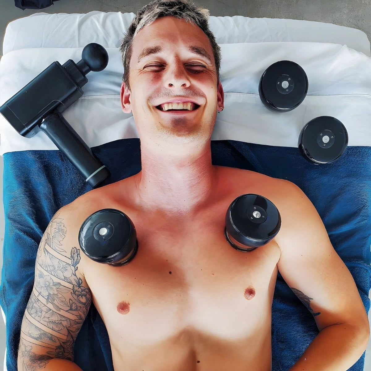 Cupping Massager Red Light & Heat Rechargeable 2000mAh