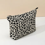 Leopard Print Cosmetic Organizer Pouch for Travel - Mother's Day Gift