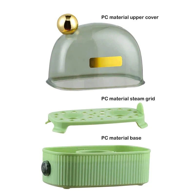Electric Egg Cooker Compact Automatic Shut-Off 2-Egg